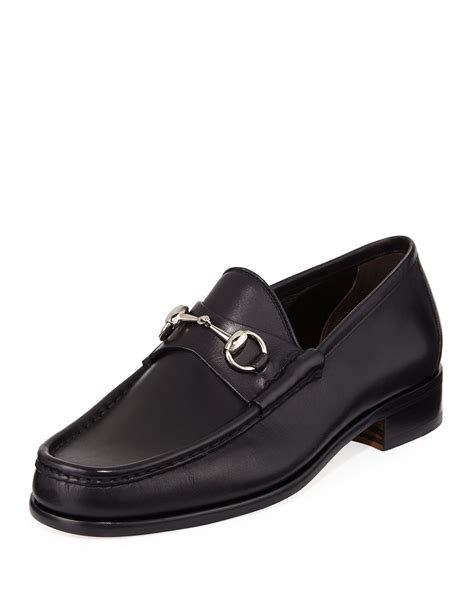 gucci black mens loafers|gucci loafers neiman marcus.